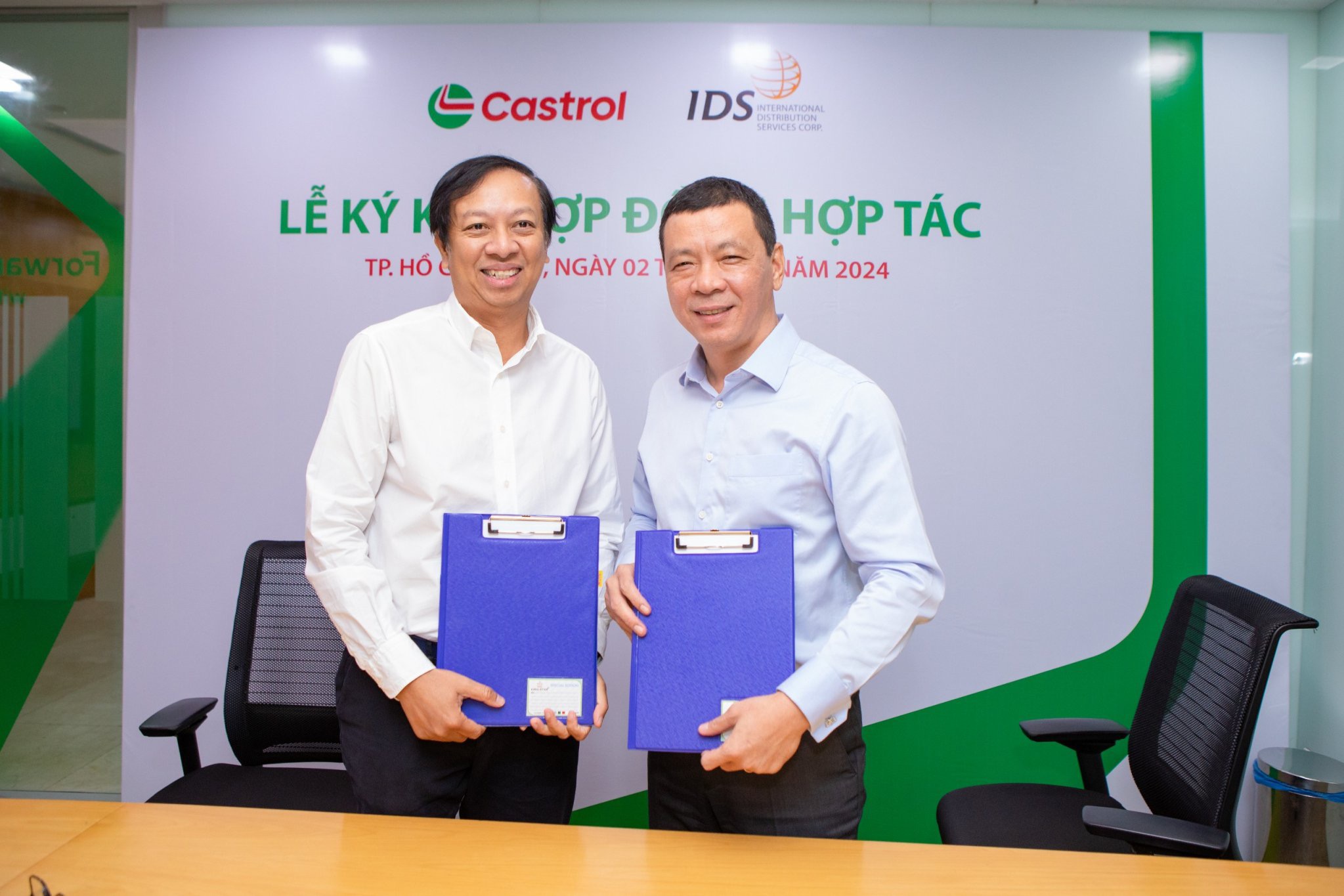 Lễ ký kết hợp đồng hợp tác Castrol × IDS, TP.HCM 02/05/2024
